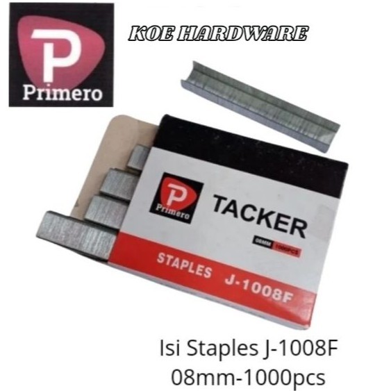 

KoeHardware - Isi Staples J-1008F (1000pcs) Primero/Paku Tembak Staples J-1008F Primero/Isi Refill Staples J-1008F