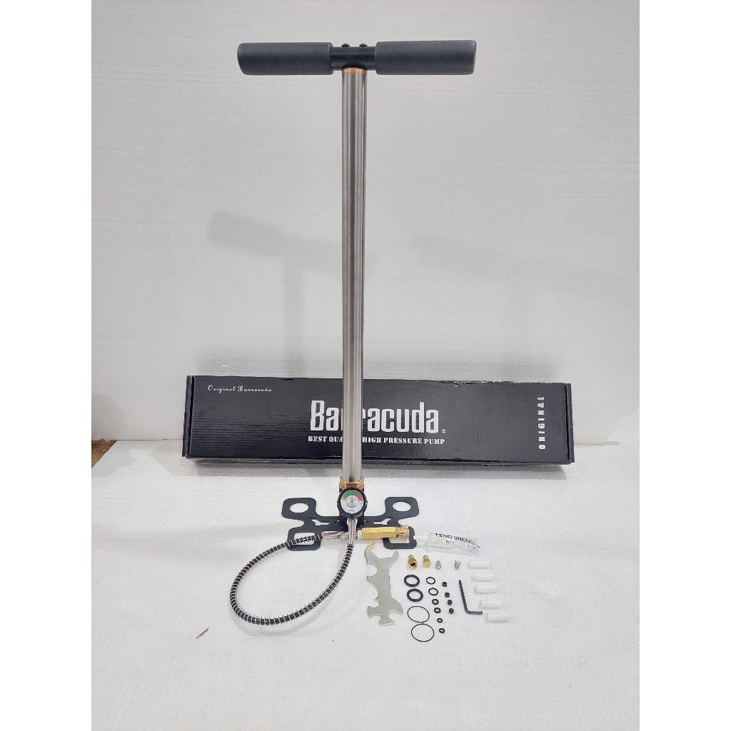 POMPA PCP 3 stage MURAH BARACUDA KAKI LIPAT mano 6000 PSI STAINLESS STEEL