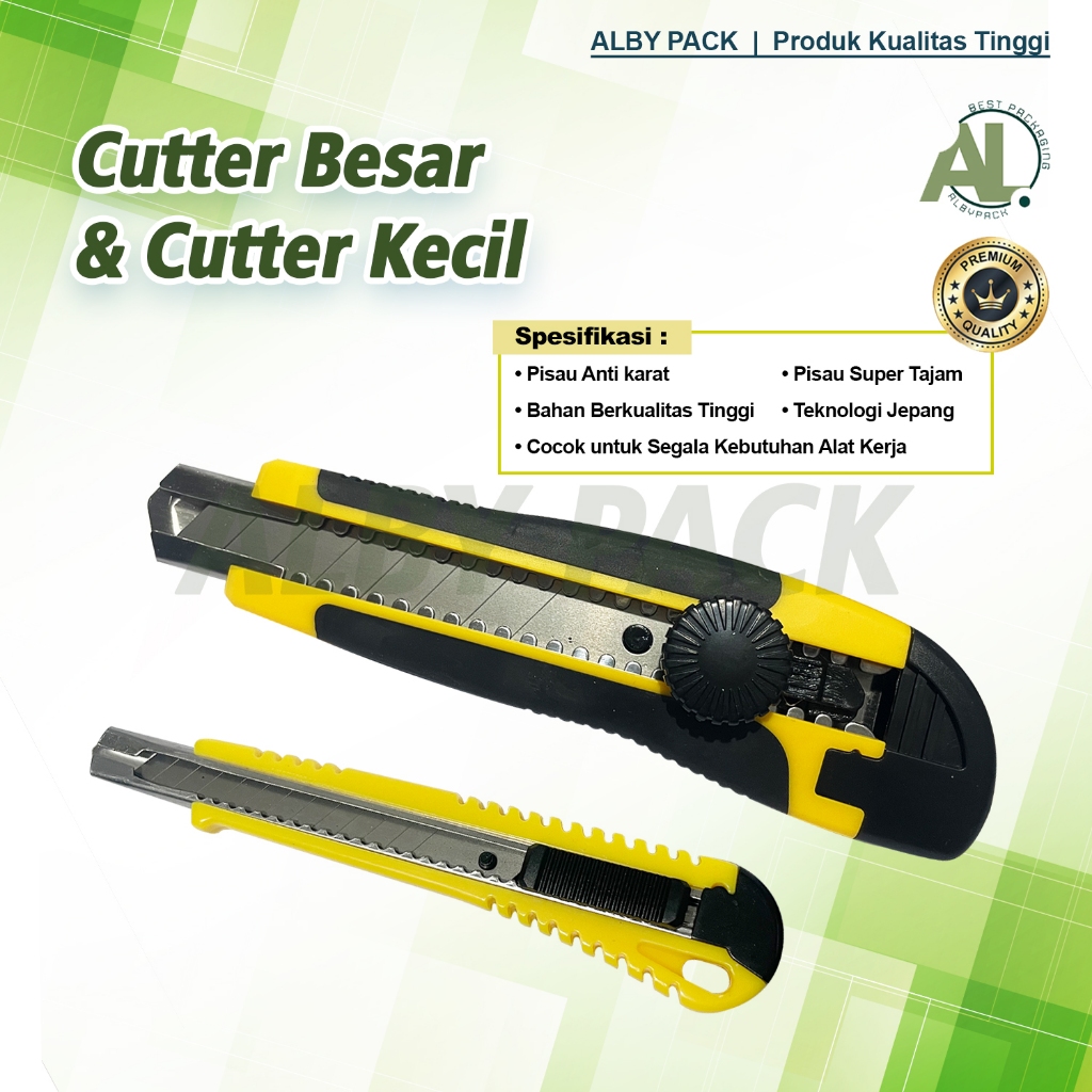 

Pisau Cutter Besar / Cutter Pemotong Tajam Anti Karat