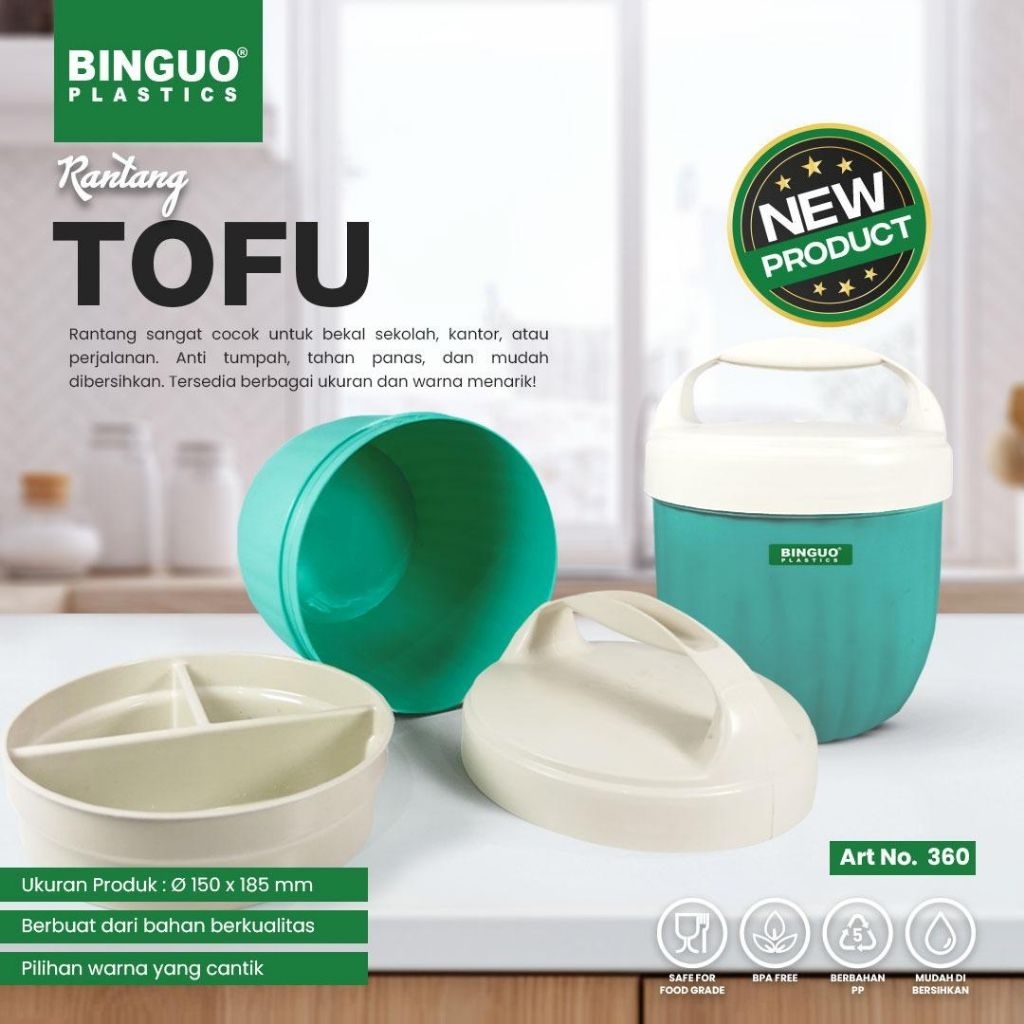 RANTANG TOFU/ RANTANG PLASTIK 2 SUSUN / RANTANG SAMYANG