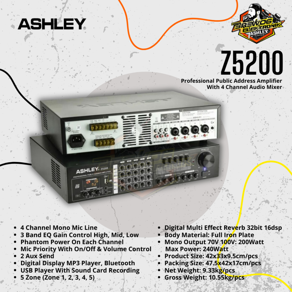 AMPLIFIER Z5200 ASHLEY