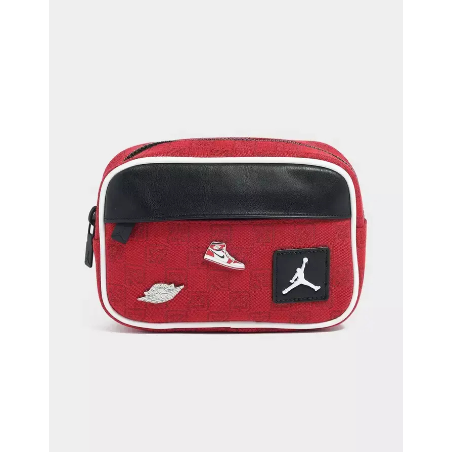 Jordan 23 Monogram Camera Bag Red MA0981-H15 Crossbody SlingBag Tas Original 100%