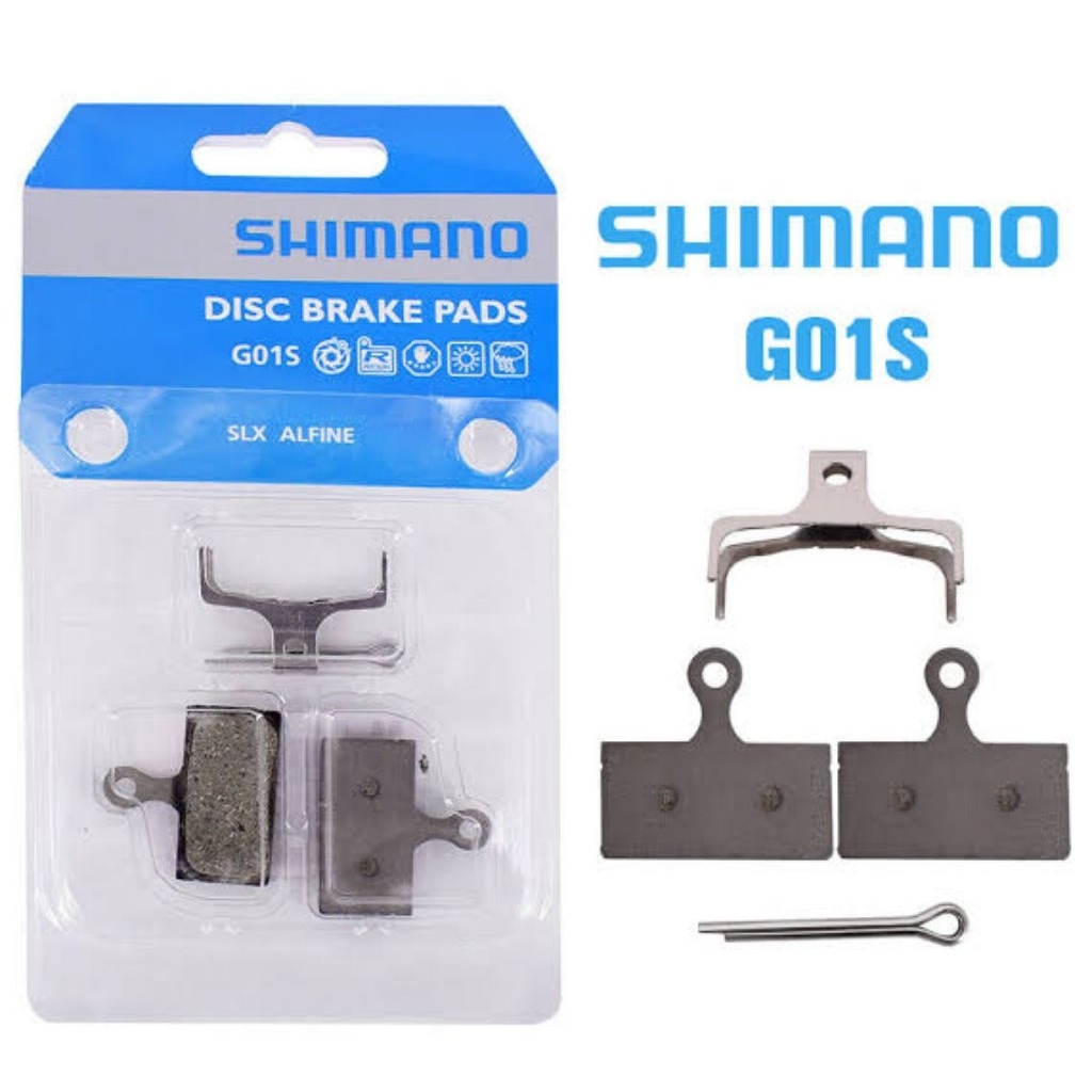 Kampas Rem Shimano G01S Resin Disc Brake Pads For Deore SLX XT XTR ZEE M615 M6000 M7000