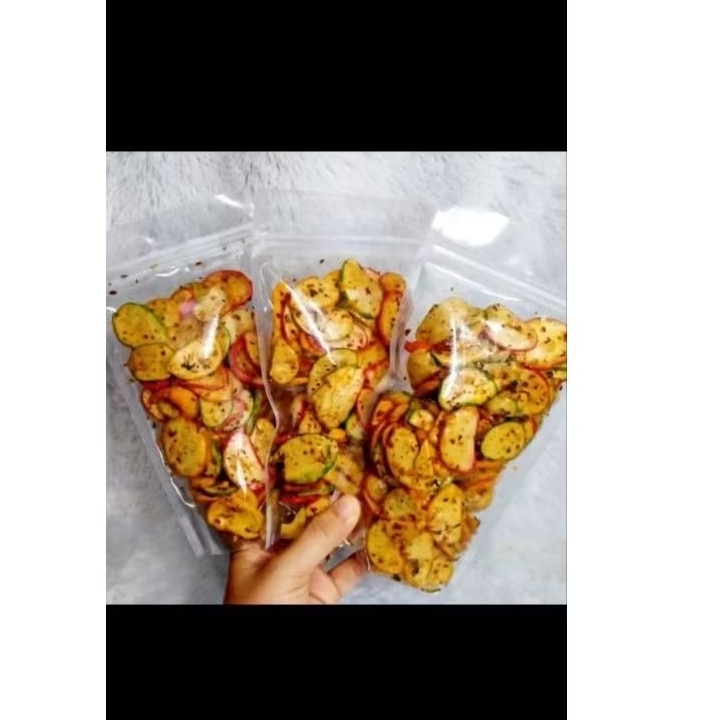 

Kripik pedas - Pedasnya Bikin Nagih!