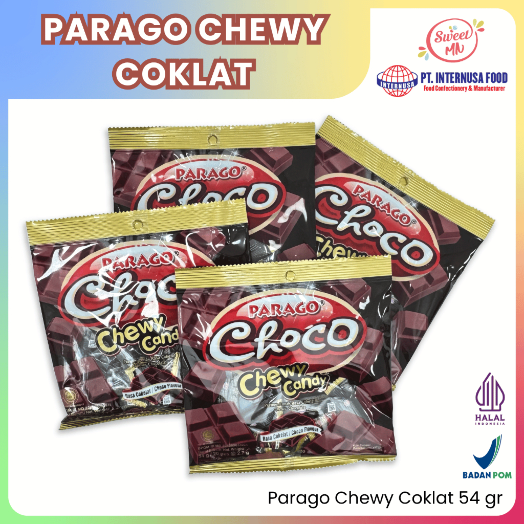 

Permen Parago Chewy Coklat 4x54 gr