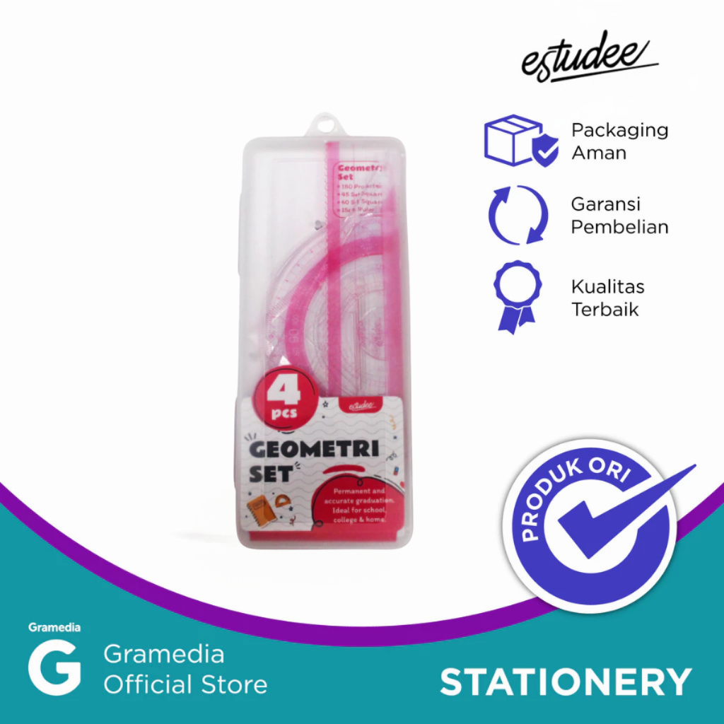 

Estudee geometric set pink es-gr18093