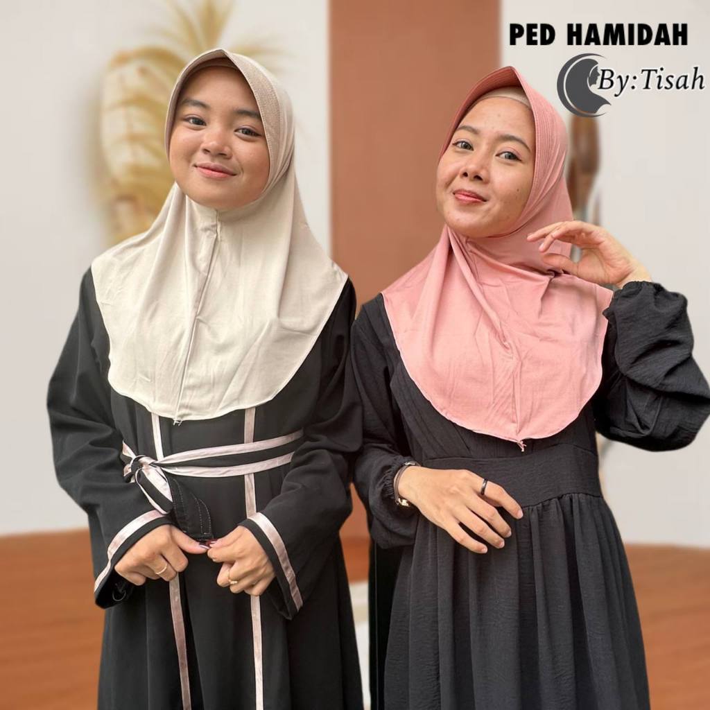 BERGO PED HAMIDAH JERSEY UKURAN M/ KERUDUNG DAILY INSTAN JERSEY PREMIUM