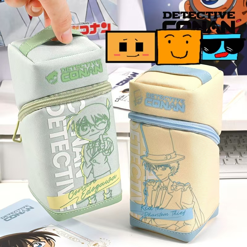 

Detective Conan co branded pencil case for middle and high school students, large capacity pencil case, pencil case