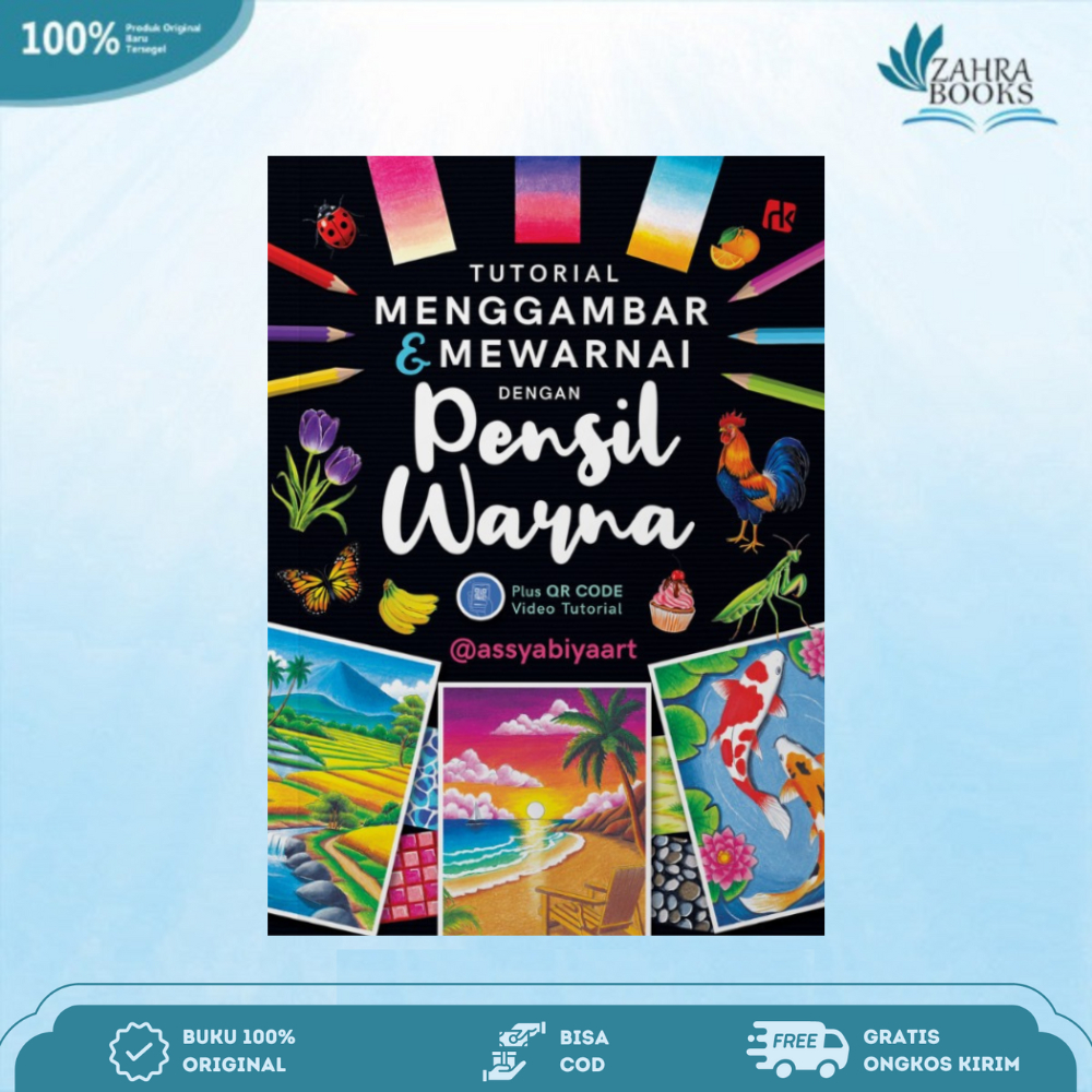 Buku Tutorial Menggambar Dengan Pensil Warna - Agro