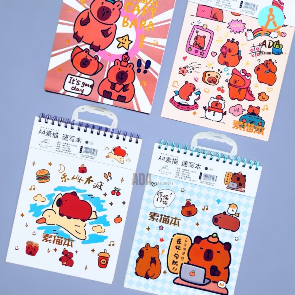 

SKETCHBOOK A4 CAPY/ BUKU GAMBAR A4/ KERTAS SEMI CANVAS