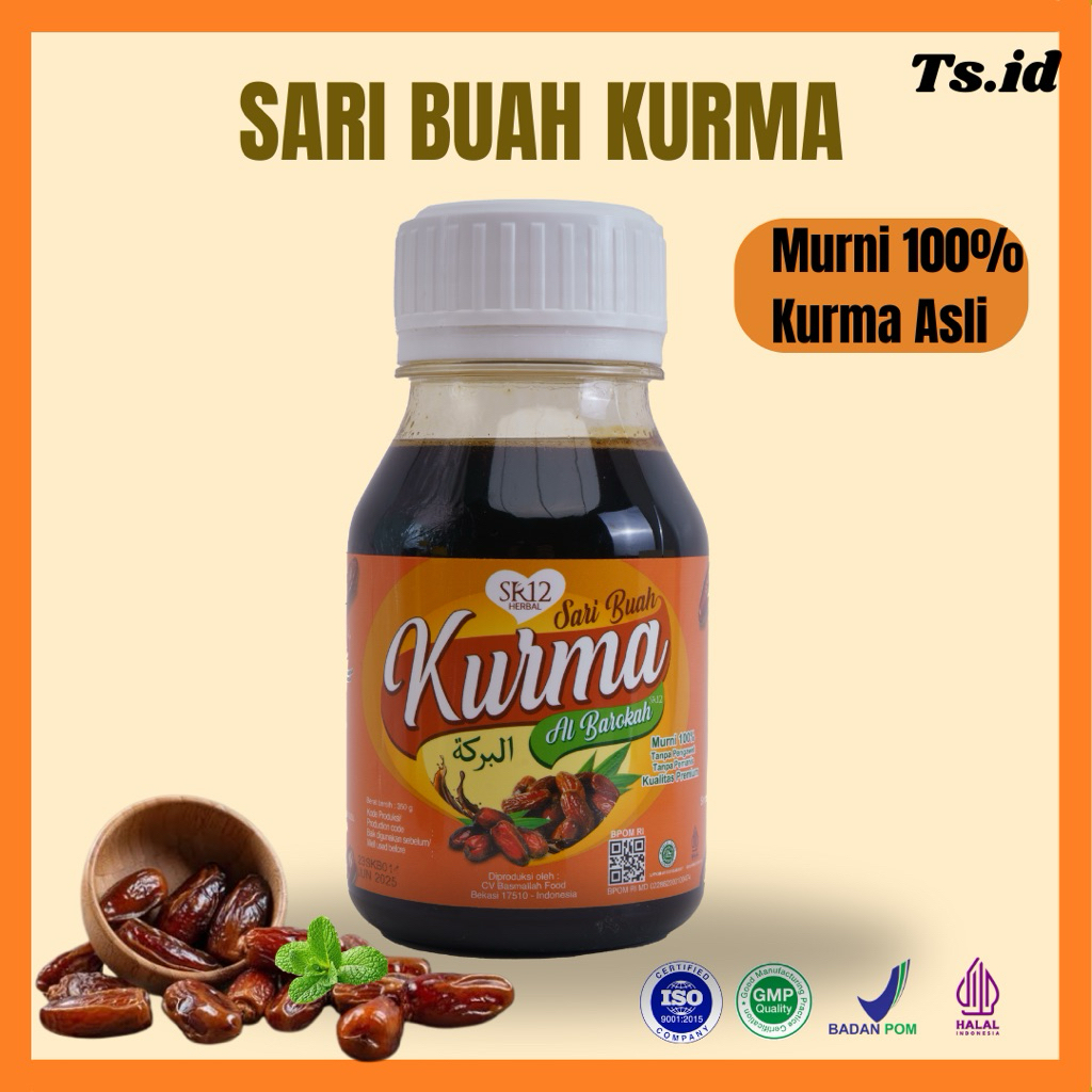 

AMPUH menaikan Trombosit Sari Kurma 100% Sari Buah Kurma 350g