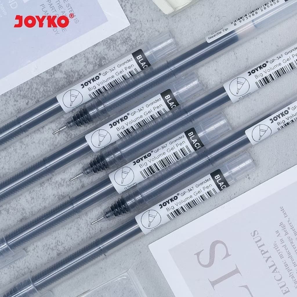 

Ay00! JOYKO Ballpen Gel GP-347 Grandez Hitam 0.5 mm / Pulpen Gel Joyko 0.5 mm