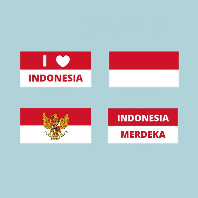 

Stiker Pipi Bendera INDONESIA isi 100 pcs | Tempelan Pipi PIALA DUNIA | STIKER PIPI CLUB BOLA