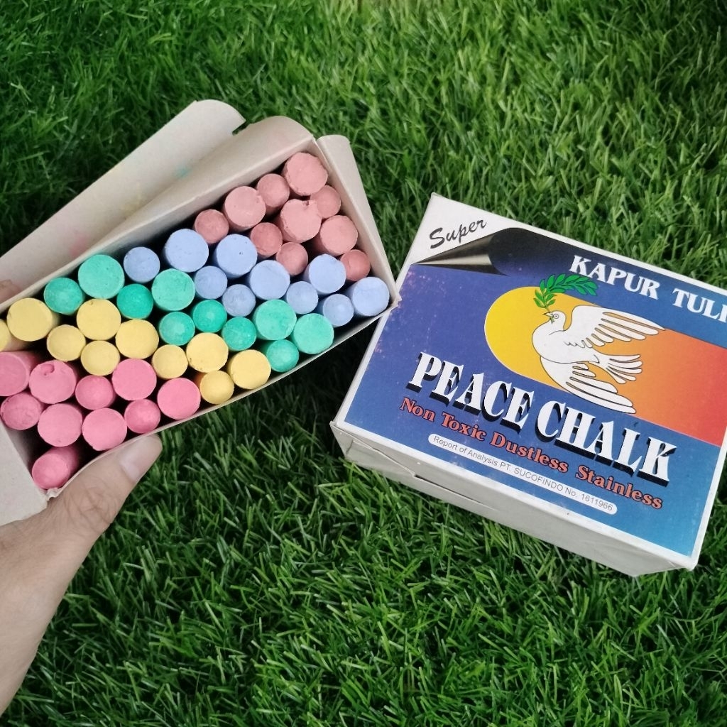 

Kapur Papan tulis warna warni peach chalk