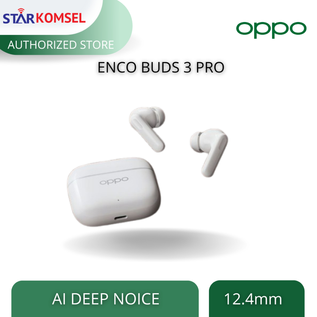 HEADSET BLUETOOTH OPPO ENCO BUDS 3 PRO GARANSI RESMI