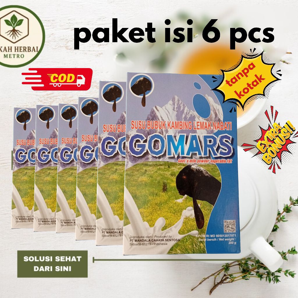 

Susu Kambing Etawa Original Bundling 6 Pcs (Tanpa Dus)