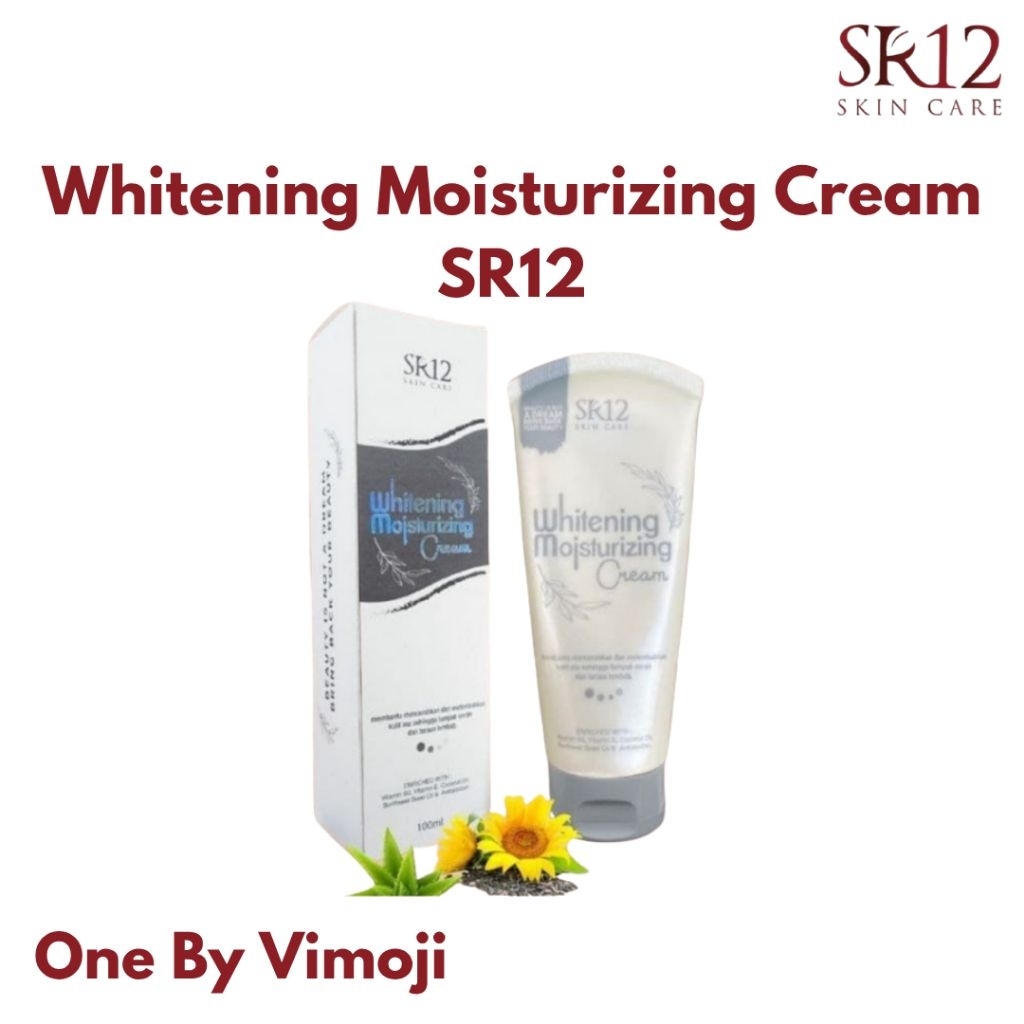 Body Lotion SR12  Whitening Moisturizing Cream Mencerahkan dan Pemutih Kulit Tangan Kaki Leher Badan
