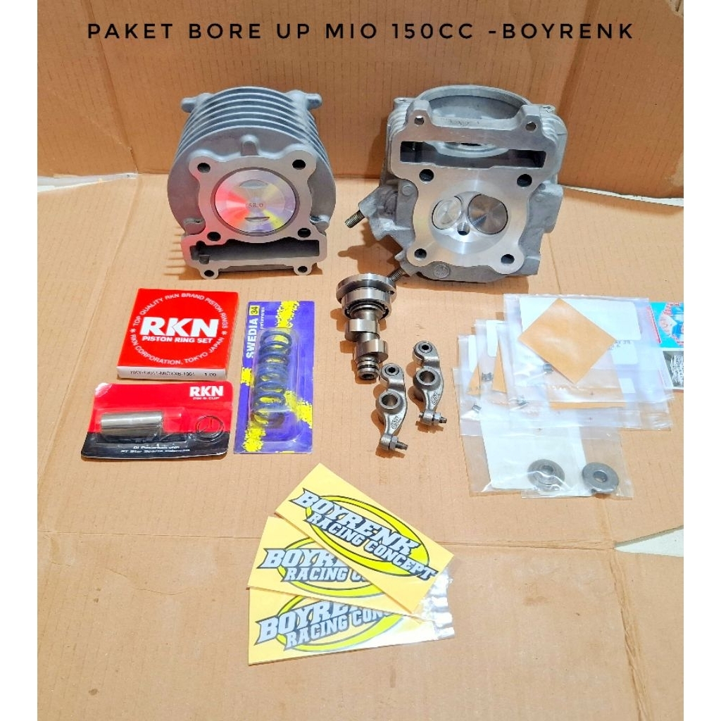 PAKET BORE UP MIO SPORTY 150CC-BOYRENK