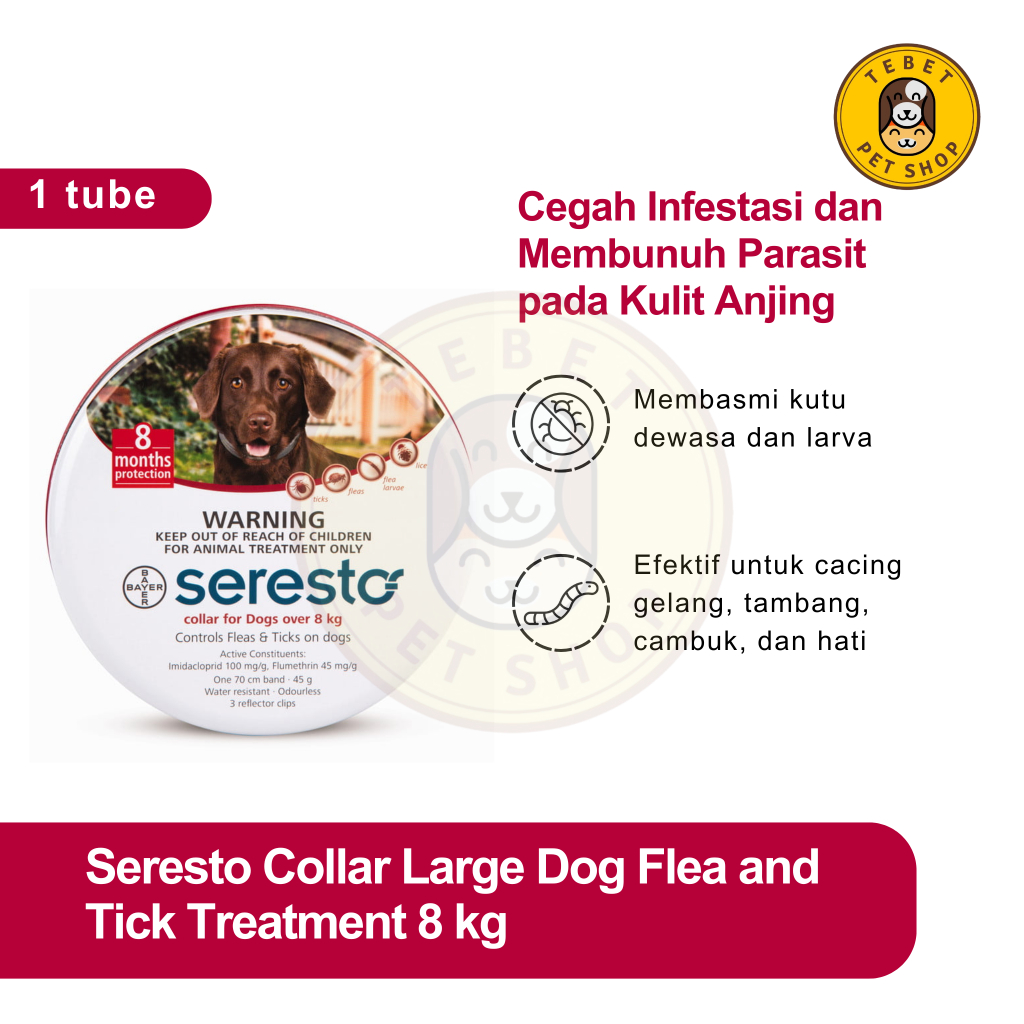 Seresto Collar Large Dog - Kalung Kutu Anjing