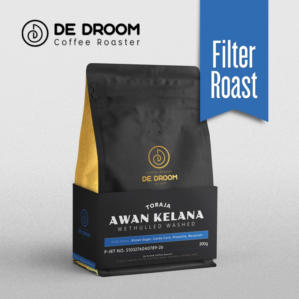

De Droom - Arabica Toraja Awan Kelana Wethulled - Biji Kopi Filter Manual Brew