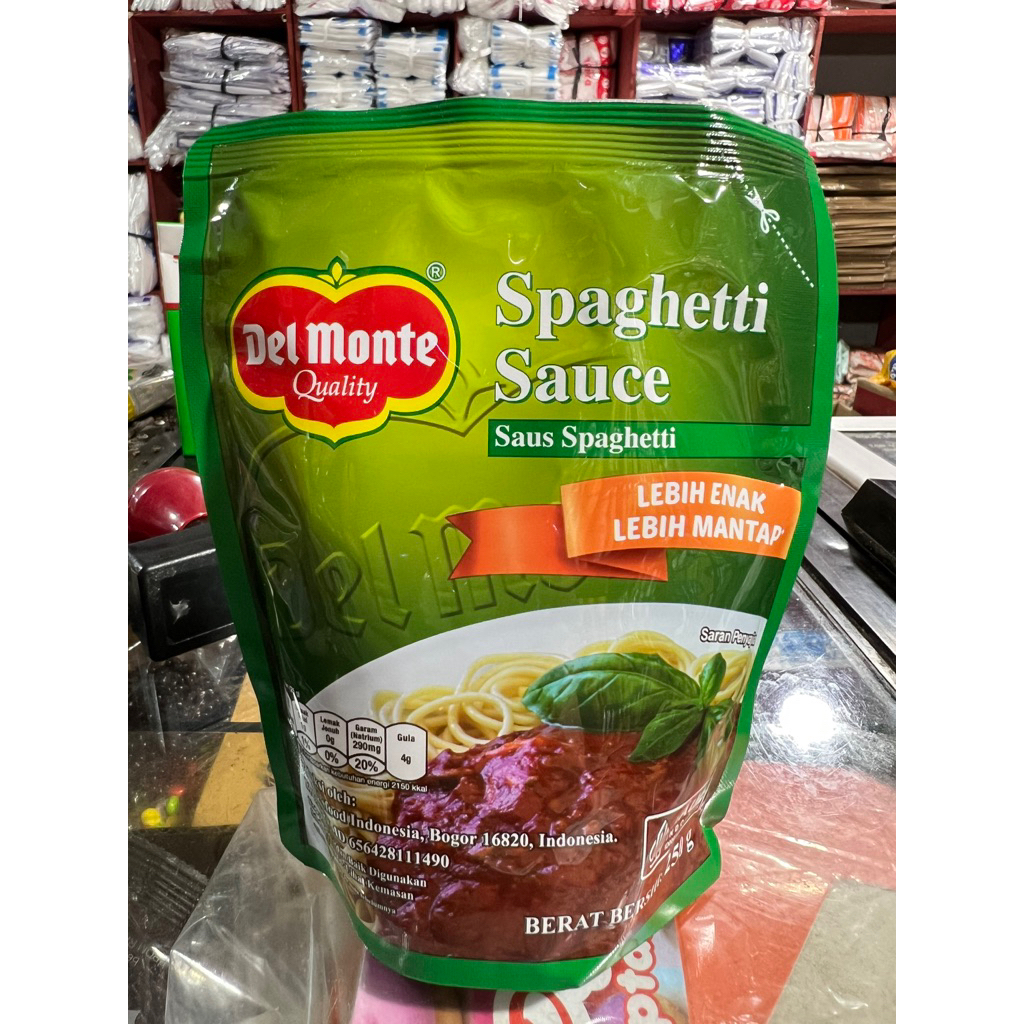 

Del Monte 250gr/ sauce spaghetti / pasta spageti /