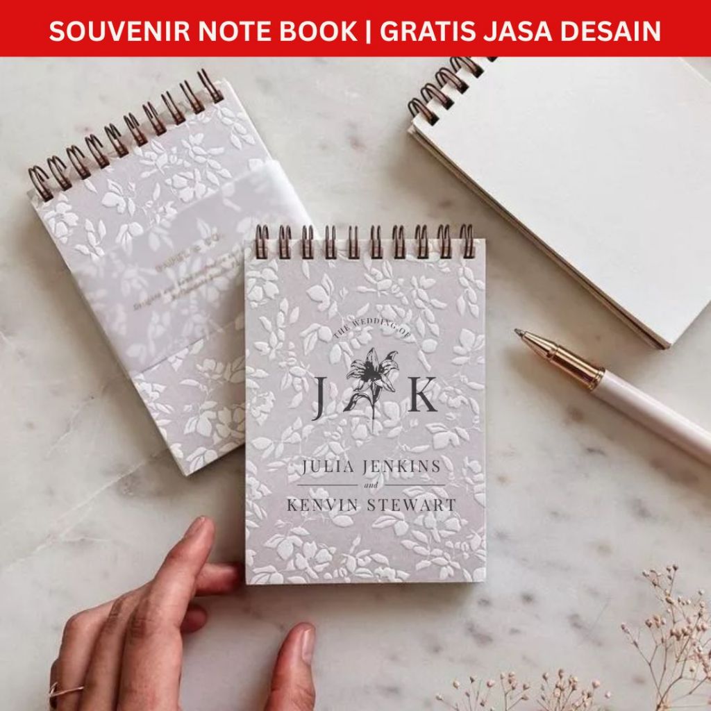 

SOUVENIR WEEDING PERNIKAHAN ACARA KANTOR MURAH CUSTOM WEDDING NOTEBOOK GRATIS JASA DESAIN COVER