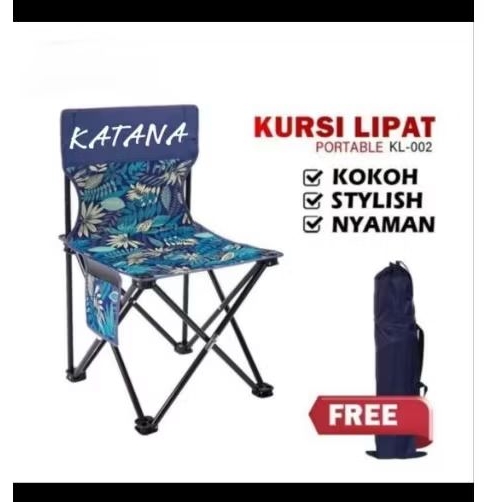 Kursi Lipat Portable - Kursi lipat Mancing  Katana