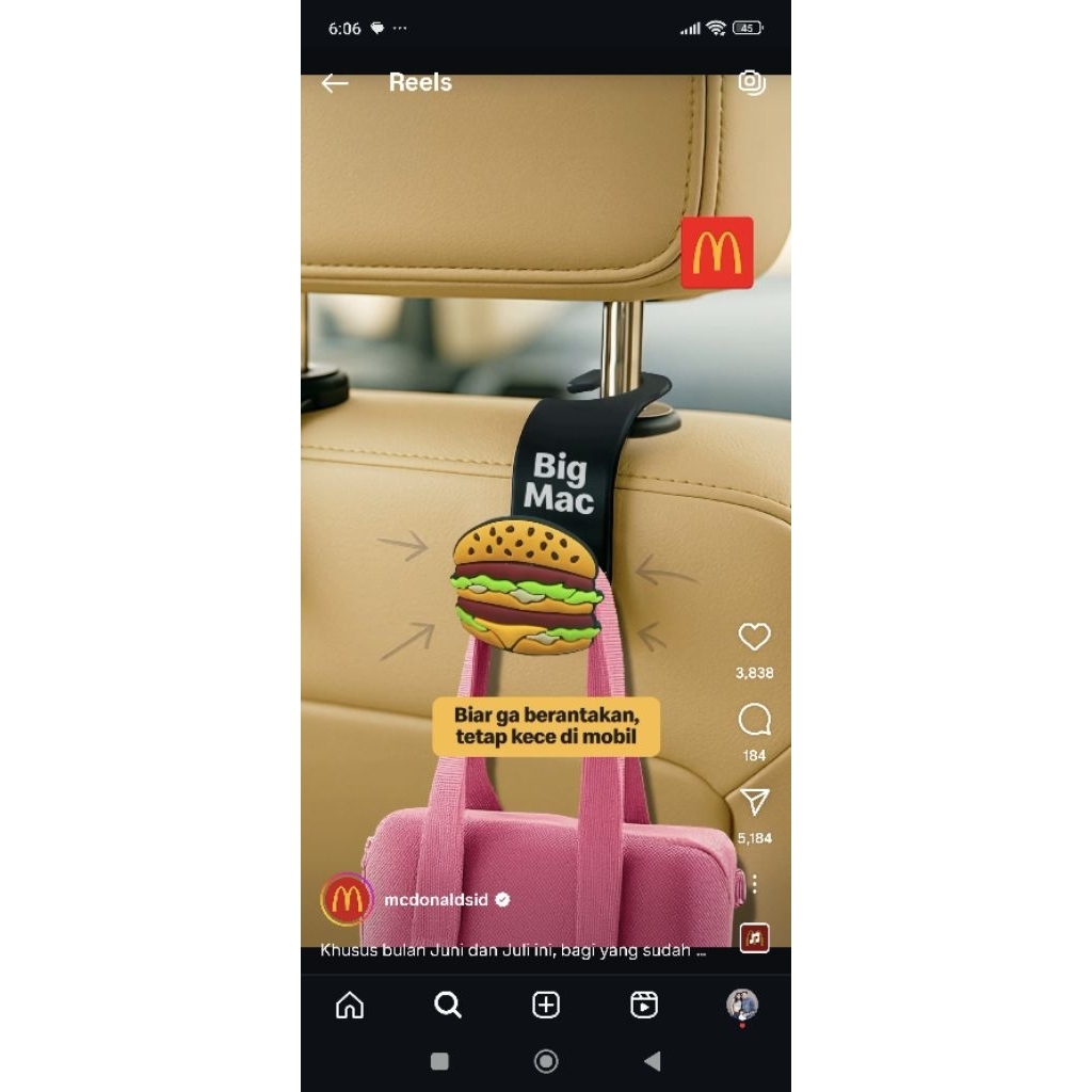 Gantungan Big Mac