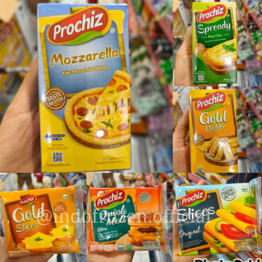 

Prochiz Keju / Mozzarella / spready / slice