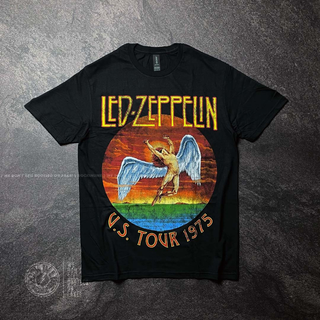 LED ZEPPELIN - USA TOUR 75 Kaos Band Original