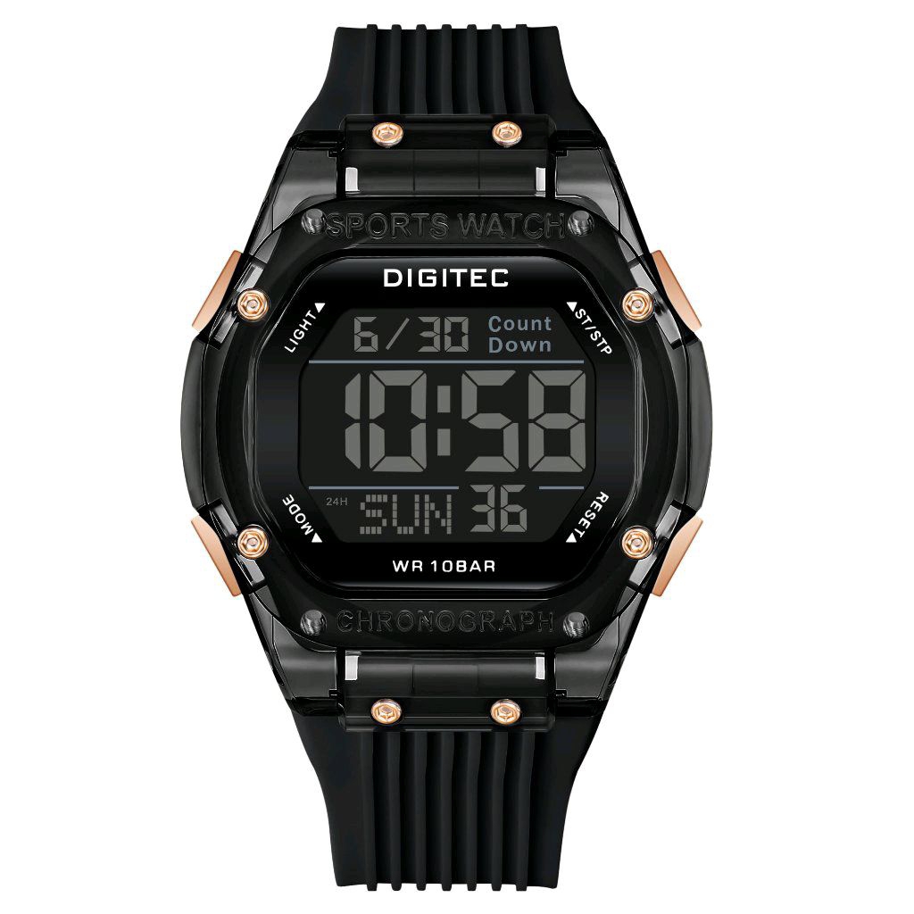 Jam Tangan Digitec DG-5208T Digital Water Resist 10 BAR