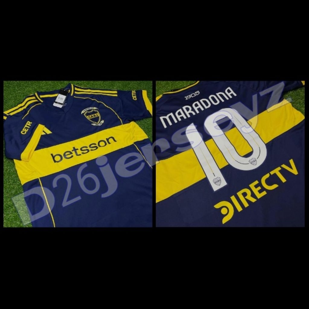 Jersey Boca Juniors Home Anniversary Player Issue / Fans Issue 2025 / 2026 + Cetak Nama Nameset PARE