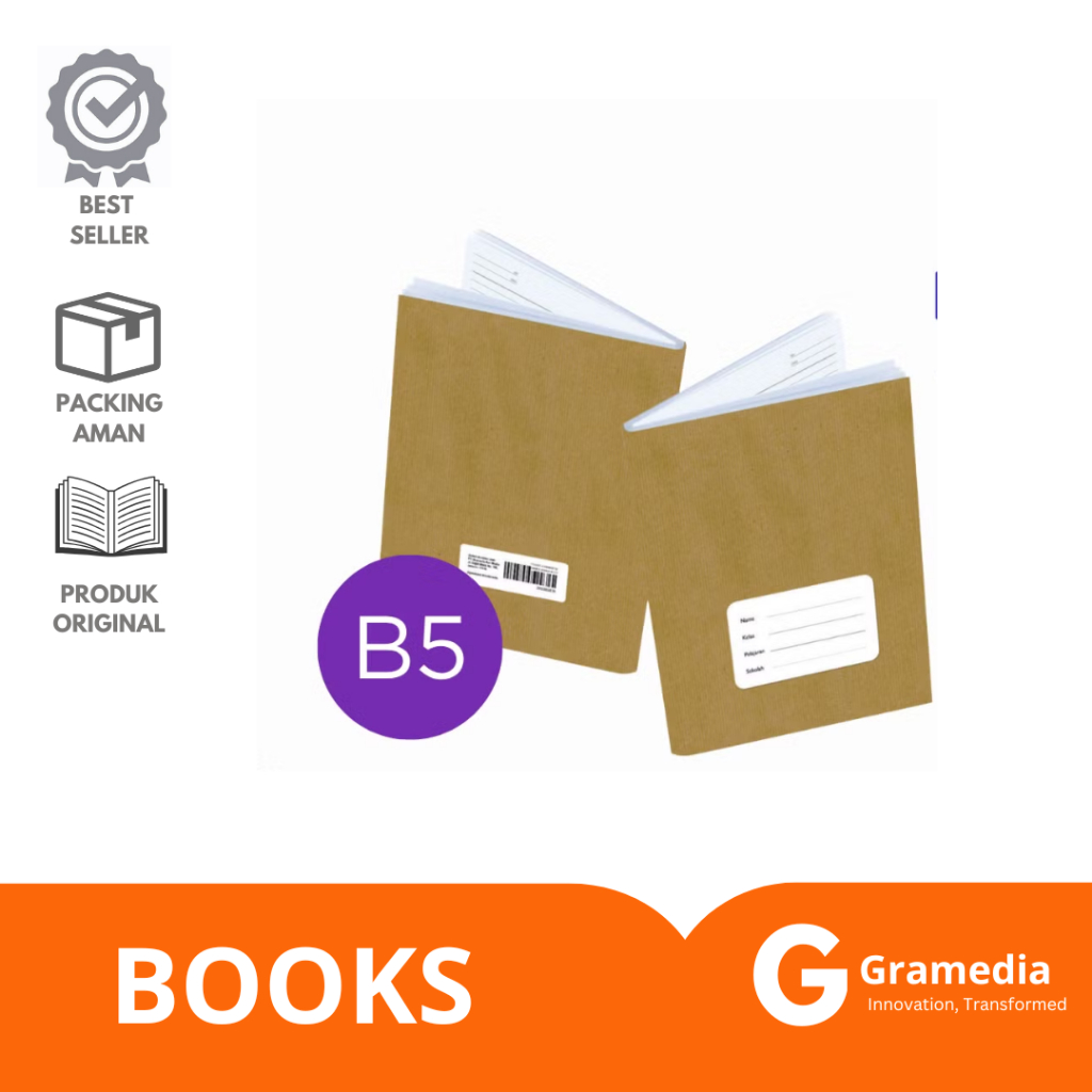 

Gramedia Lampung - Estudee K B5 Sampul Coklat Isi 10