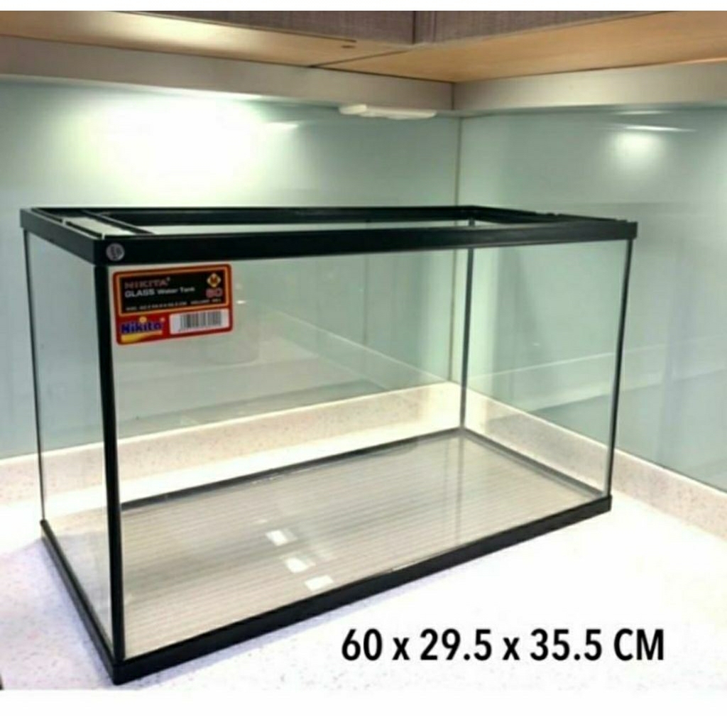 Aquarium 60 Cm Nikita Aquarium Ns 60 Liter Glass Gojek Only Bahan Akrilik