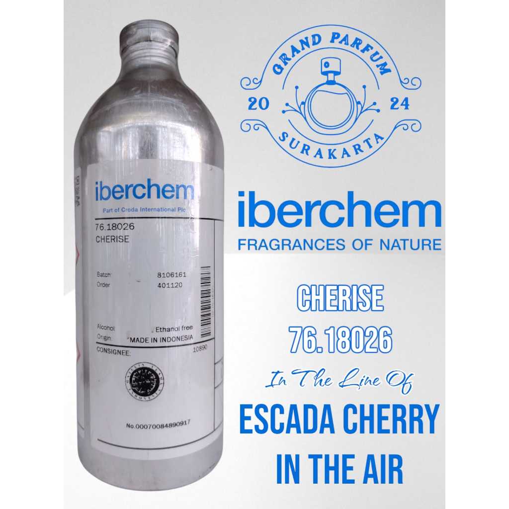 CHERISE ~Escada Cherry~ BY IBERCHEM BIBIT PARFUM KEMASAN SEGEL KALENG 1KG ( ORIGINAL )