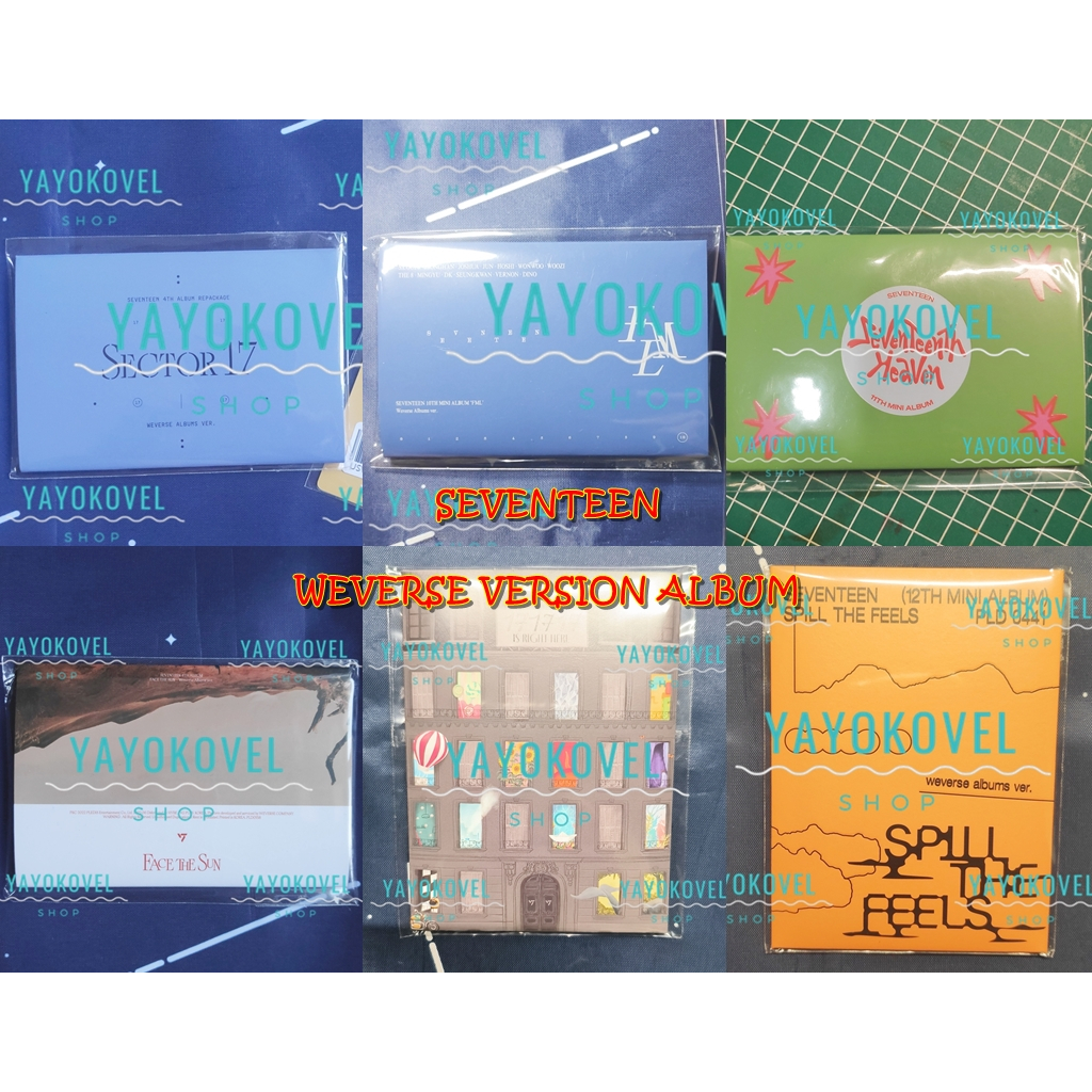 [READY] SEVENTEEN - SEVENTEENTH HEAVEN - FML - FACE THE SUN FTS - SECTOR 17  - 17 IS RIGHT HERE -  S