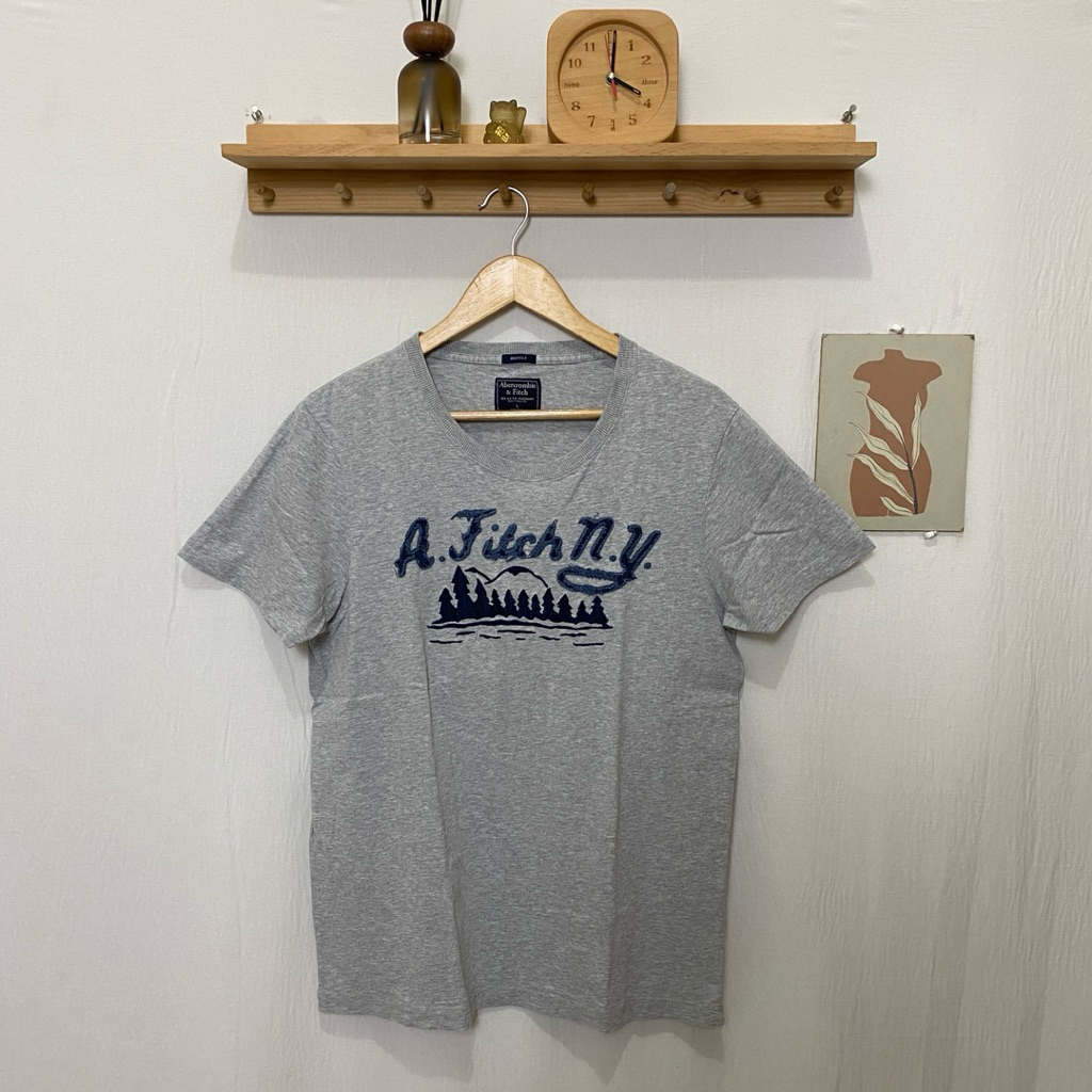 kaos tshirt ABERCROMBIE & FITCH original size L