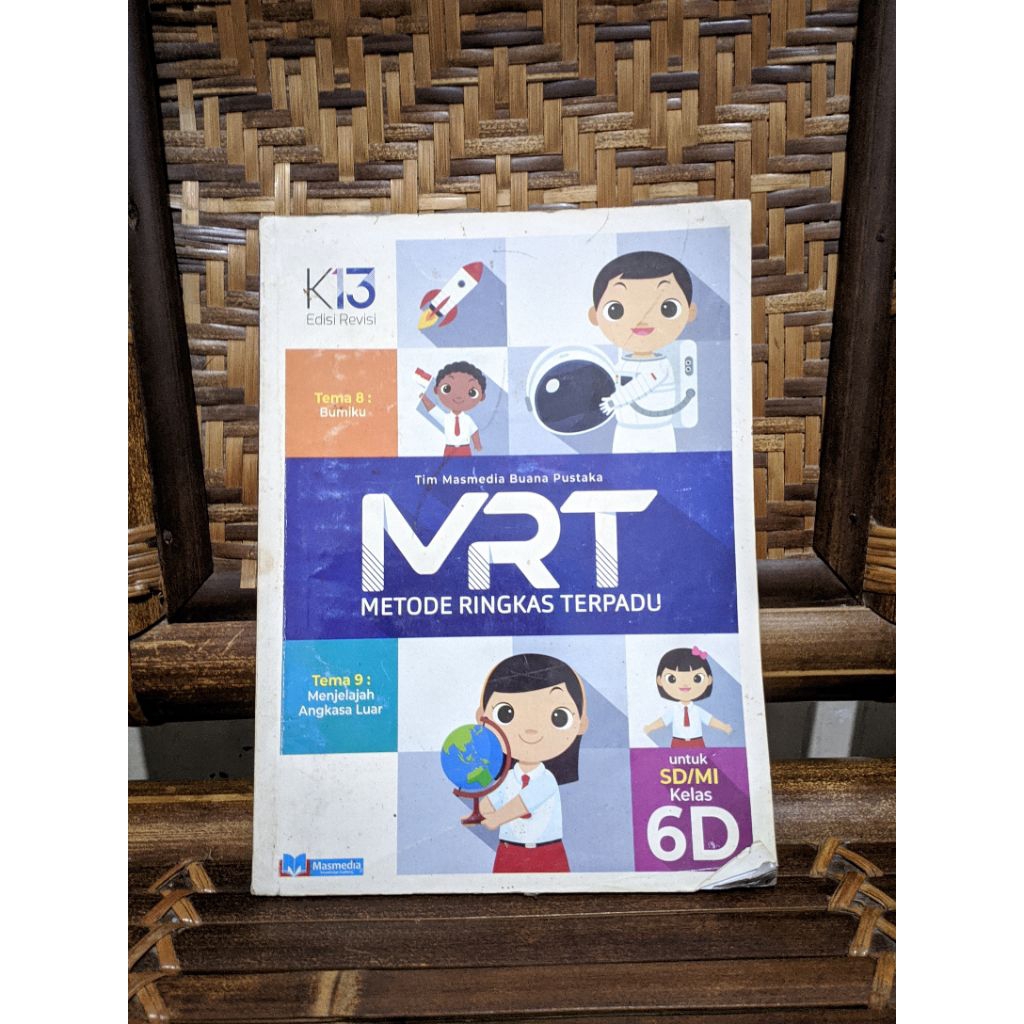 Buku (MRT) Metode Ringkas Terpadu Untuk SD/MI Kelas 6D K13 Edisi Revisi