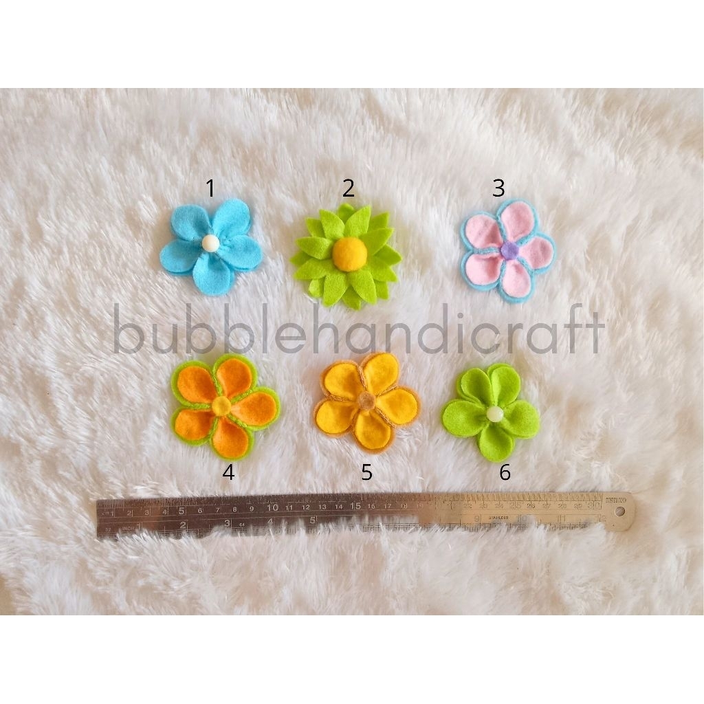 READY STOK Bros Bunga Cantik/Bros murah bahan kain flanel