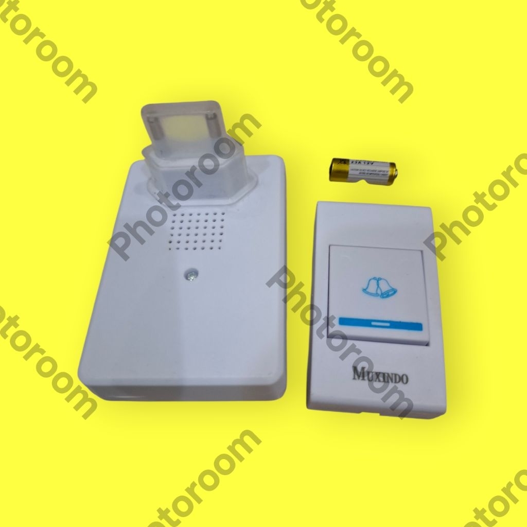 Terangshop17 Bel Remote Wereles Tanpa Kabel Ac Dan Dc/Bel Pintu Wereles/Bel Pintu Otomatis