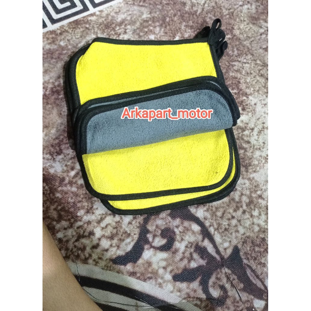 Kain Lap Mobil Motor Meja Microfiber Multifungsi 2 Sisi Lembut Serap Kuat Kualitas Terbaik