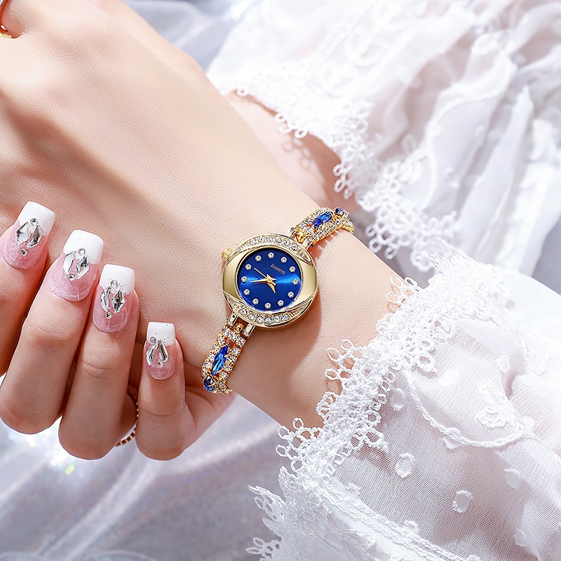 Jam Tangan Wanita Analog Anti Air Arloji Tali Kuarsa Anti Karat Branded Vintage Gift Mewah J17