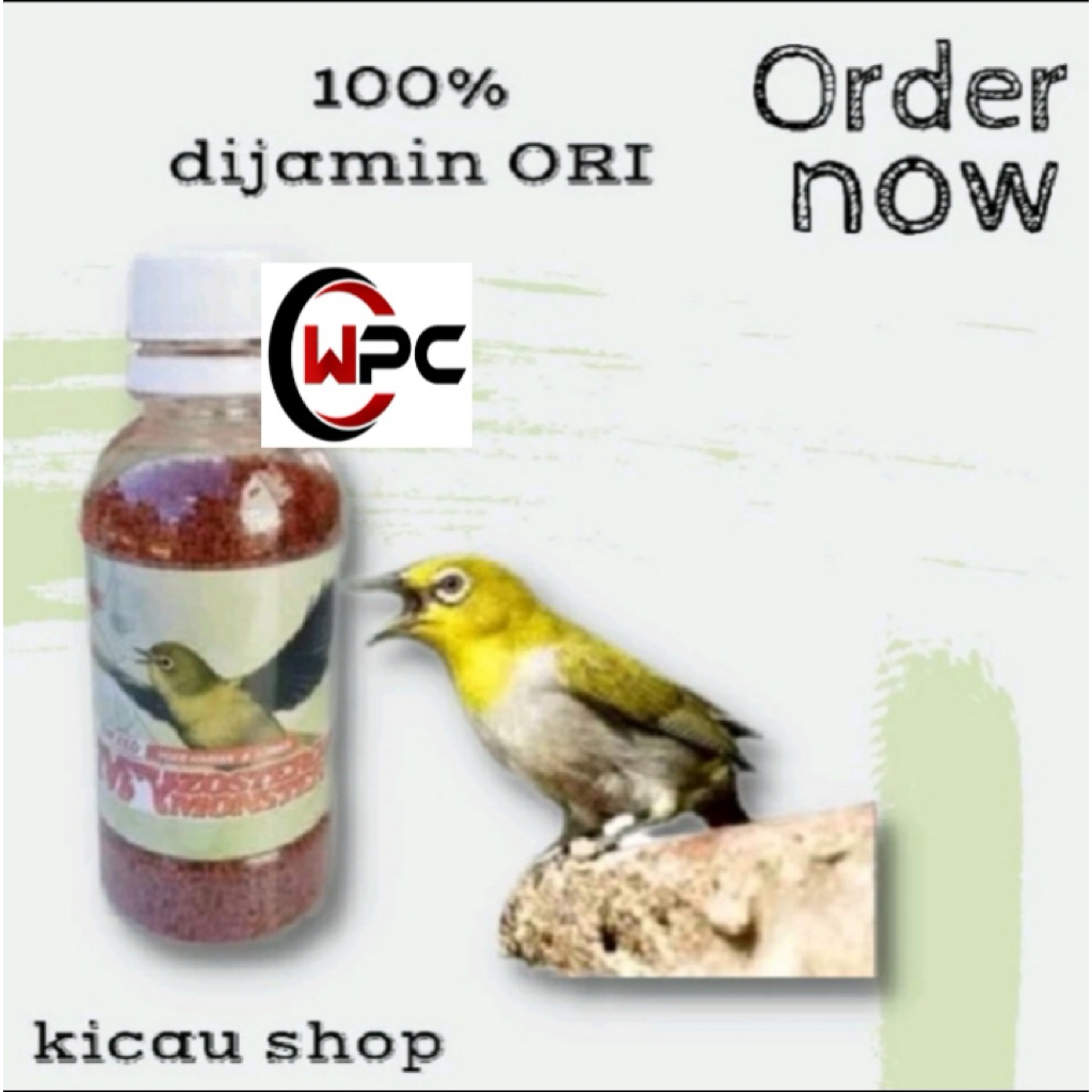 VOER RED ZOMO PAKAN HIGH PROTEIN UNTUK BURUNG PLECI CIKBLEK PRENJAK