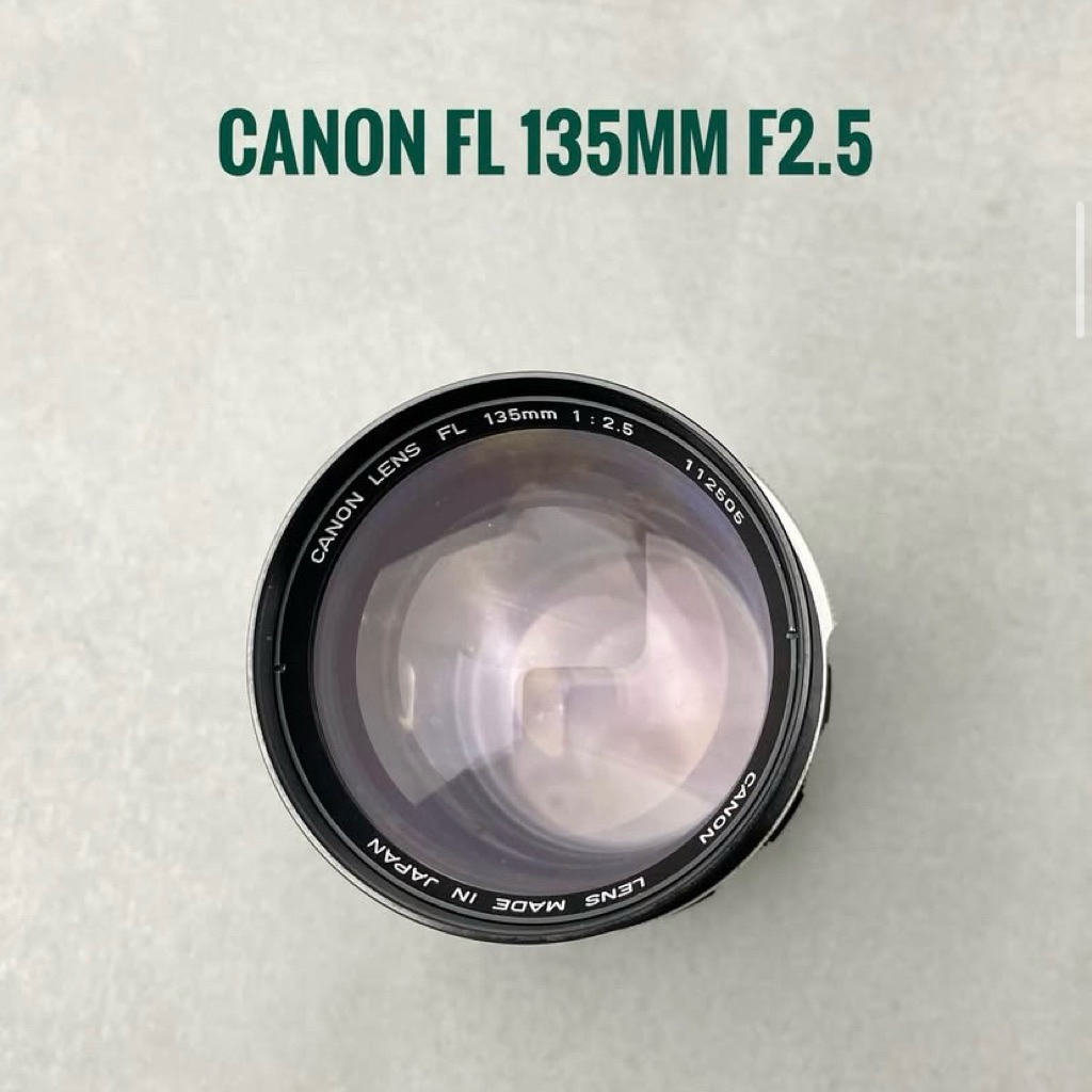 Canon FL 135mm f2.5 mount FD