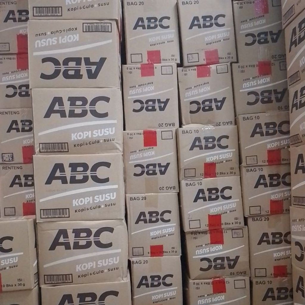 

ABC susu 1 dus isi 12 renceng