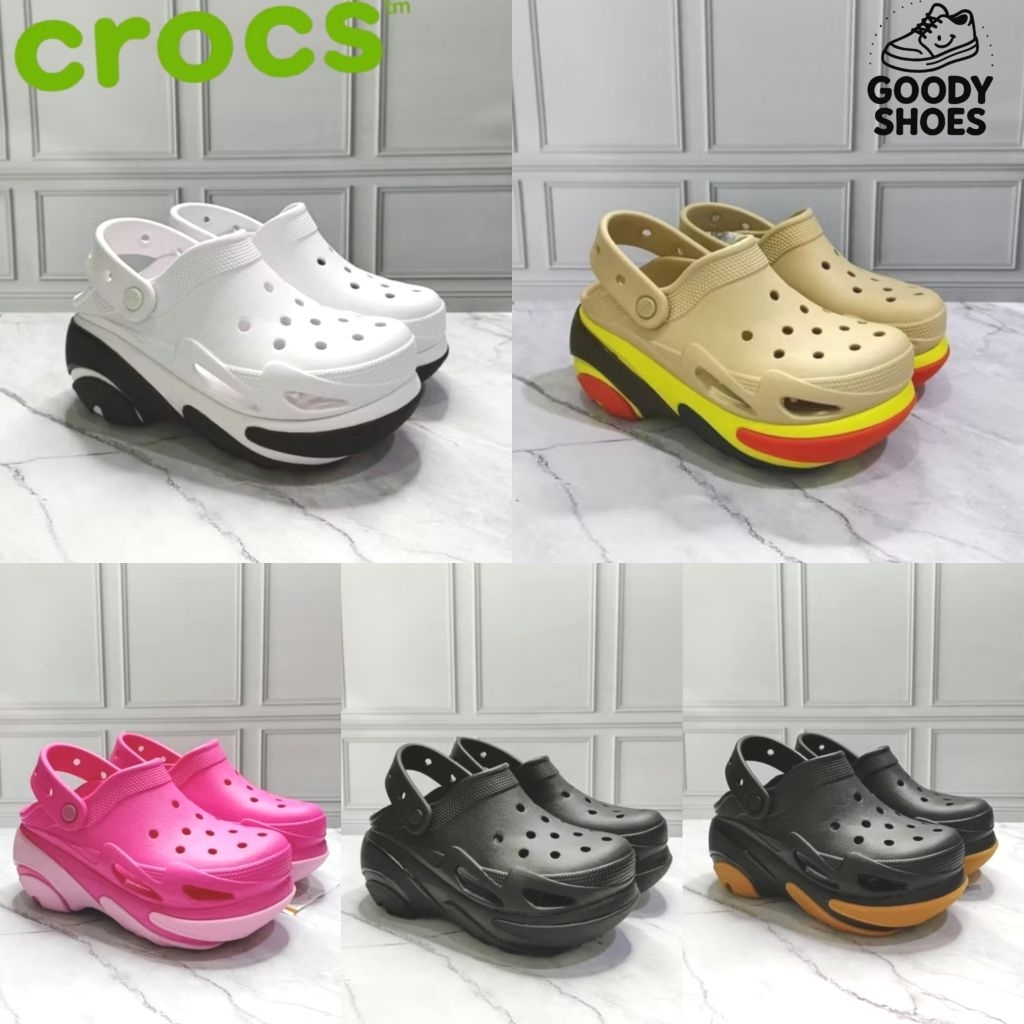 SANDAL CROCS BUBBLE CRUSH - CROCS BUBBLE CRUSH - SANDAL CROCS PRIA/WANITA
