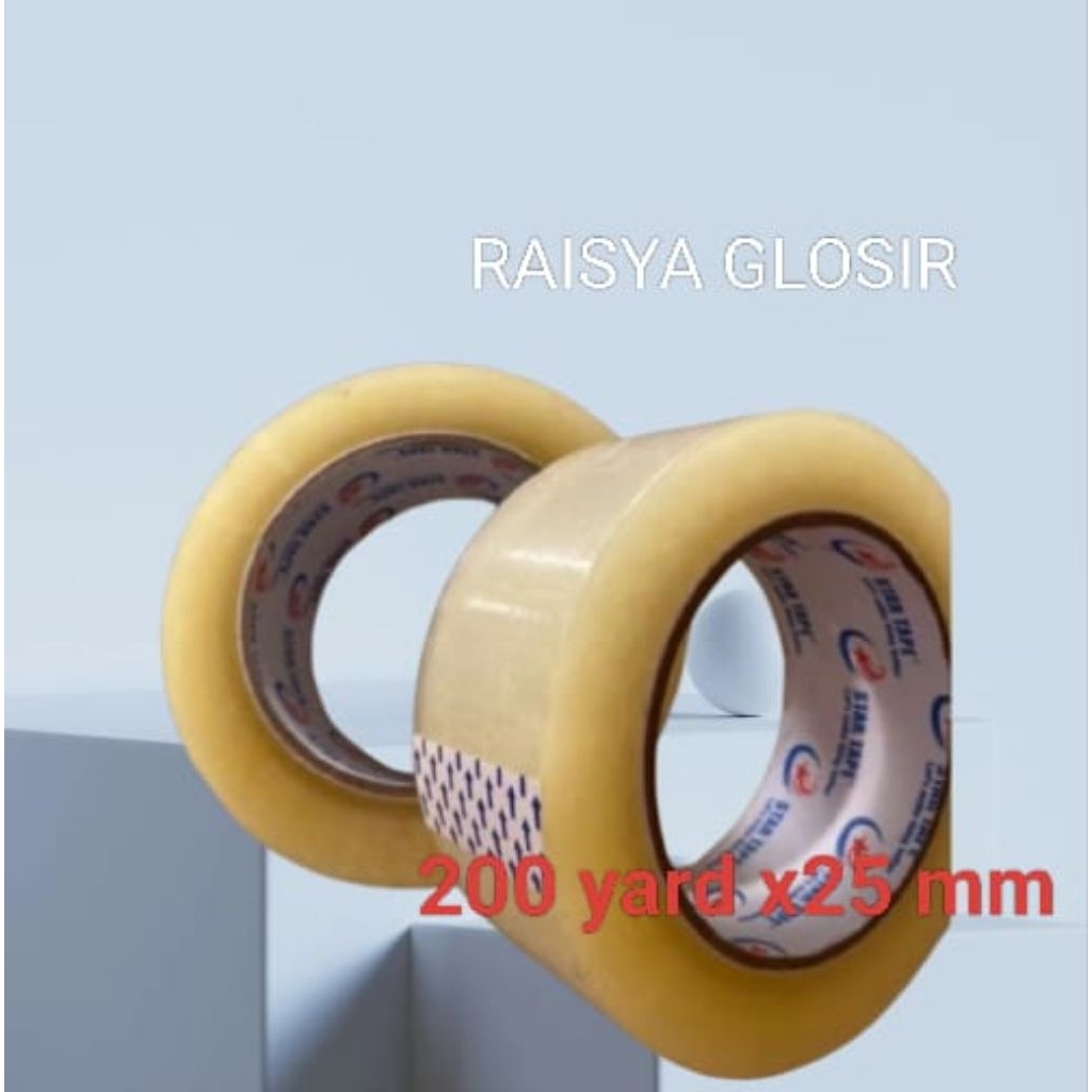 

LAKBAN (PER PIS) 200 YARD X45 MM STAR TAPE TEBAL