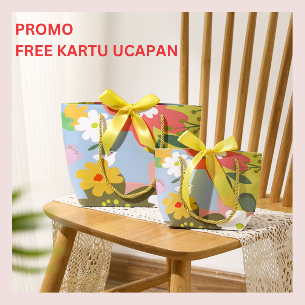 

Paperbag Aesthetic Paper Bag Kantong Kado Bingkisan Hadiah Goodie Bag Tas Nikahan Wedding Seserahan