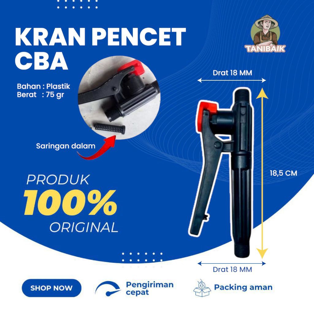 Handle Kran CBA , Genggam CBA Pencetan Tangki Semprot Elektrik