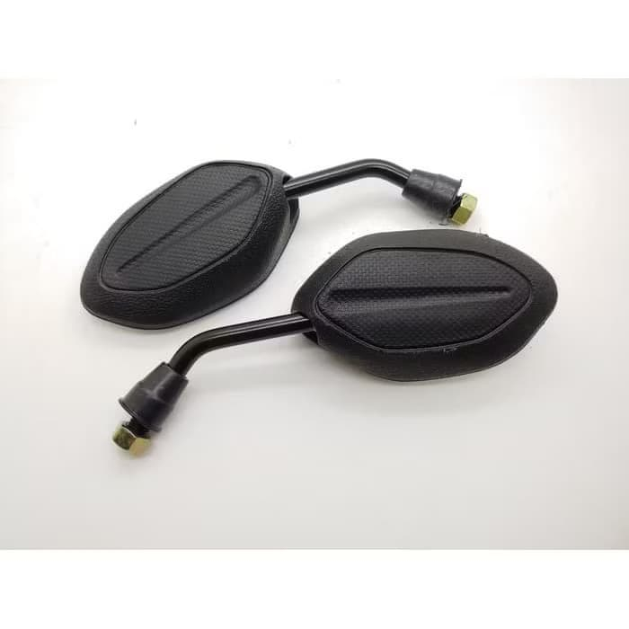 GSC MOTOR PART PROMO COD 1 PASANG Kaca spion HITAM motor honda yamaha BEAT VARIO SCOOPY SPACY MIO FI